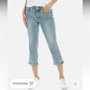 NYDJ Cropped Jeans - Light Blue - Size 26